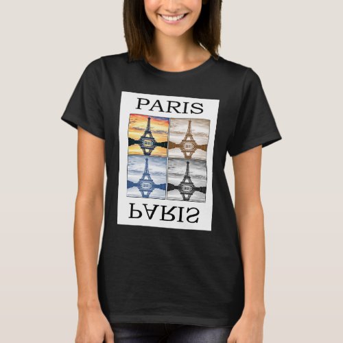 Eiffel Tower Souvenir T_Shirt