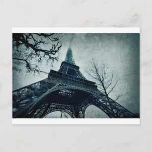 eiffel tower souvenirs postcard