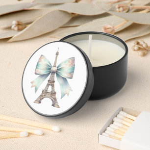 Eiffel Tower Soy Wax Candle Favor Mini Candle Favors