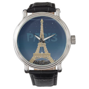 Eiffel Tower Sparkle Wrist Watch