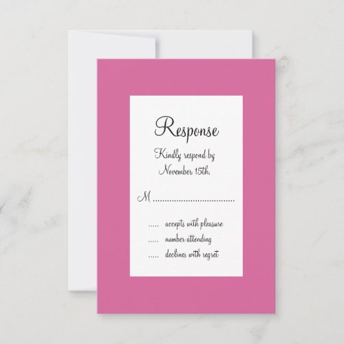 Eiffel Tower Sparkles RSVP (fuchsia)