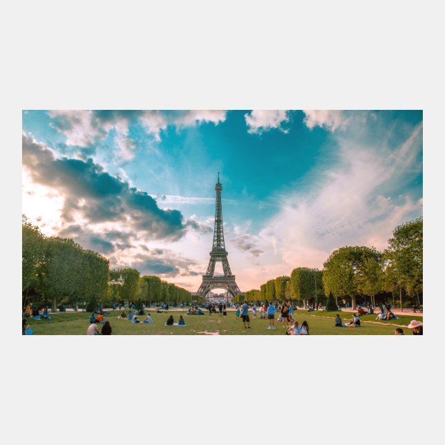 Eiffel Tower Spring Afternoon ZOOM Background (Front)