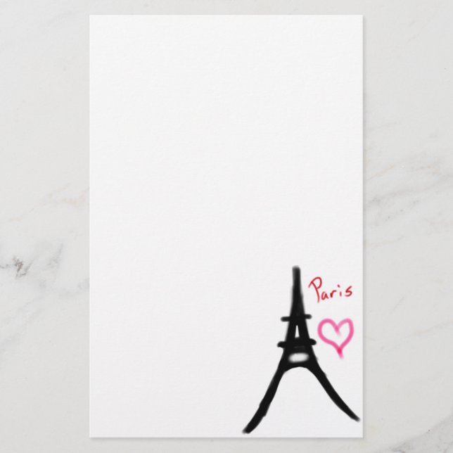 Eiffel Tower Stationary Stationery (Front)