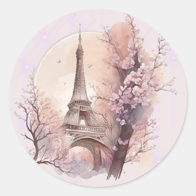Eiffel Tower Sticker (Front)