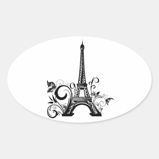 Eiffel tower Sticker (Front)