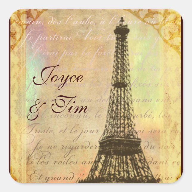 Eiffel Tower STicker (Front)