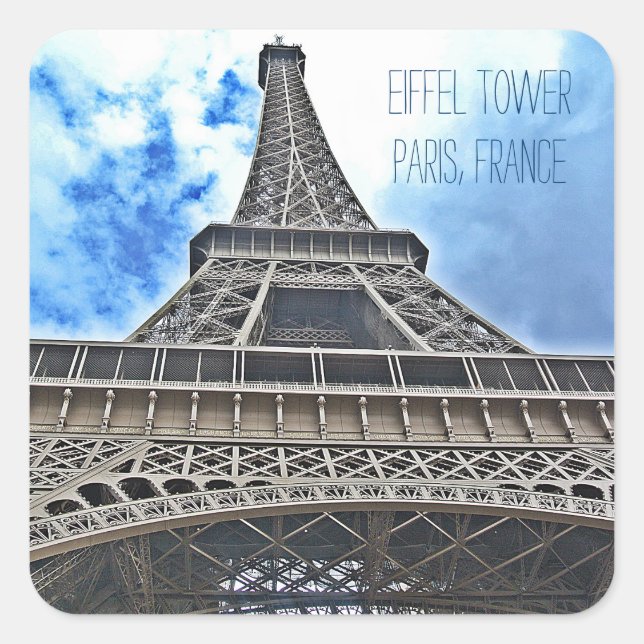 Eiffel Tower Stickers - Customize It! (Front)