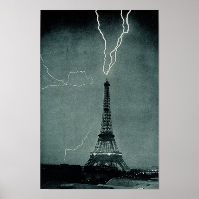 Eiffel Tower Struck Poster (Front)