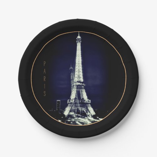 Eiffel Tower  Surreal Paris Art love France BVP  Paper Plates
