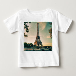 Eiffel tower throw pillow baby T-Shirt