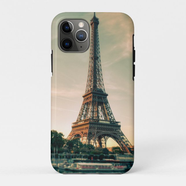Eiffel tower throw pillow Case-Mate iPhone case (Back)