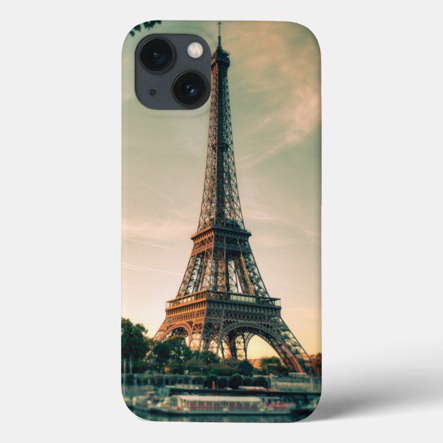Eiffel tower throw pillow Case-Mate iPhone case (Back)