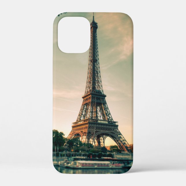 Eiffel tower throw pillow Case-Mate iPhone case (Back)