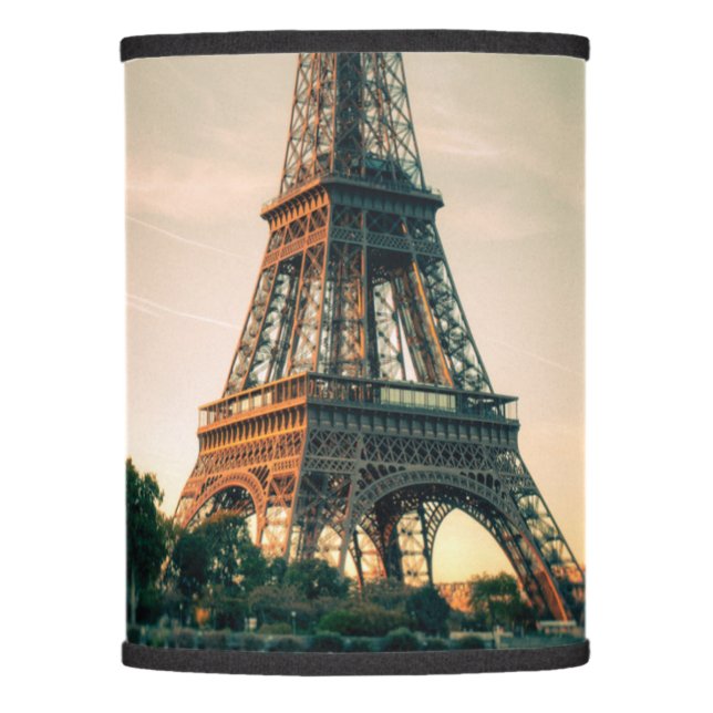 Eiffel tower throw pillow lamp shade (Front)