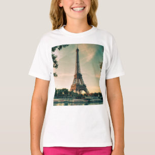 Eiffel tower throw pillow T-Shirt