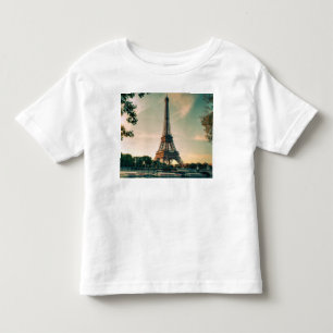 Eiffel tower throw pillow toddler t-shirt
