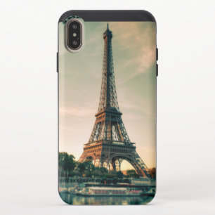 Eiffel tower throw pillow iPhone XS max slider case