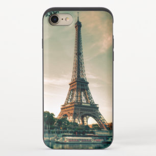 Eiffel tower throw pillow iPhone 8/7 slider case