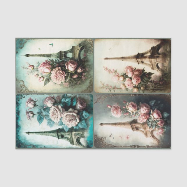 Eiffel Tower Tissue Paper (Front)