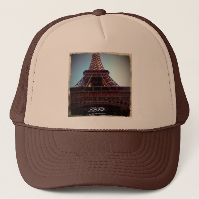 Eiffel Tower Trucker Hat (Front)