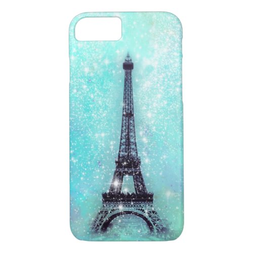 Eiffel Tower Turquoise iPhone 87 Case