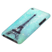 Eiffel Tower Turquoise iPod Touch Cover (Bottom)