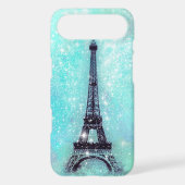 Eiffel Tower Turquoise iPod Touch Cover (Back)