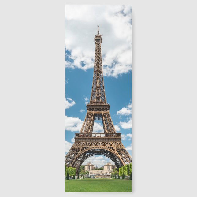 Eiffel Tower View from Champ de Mars Public Park Bookmarks (Front)