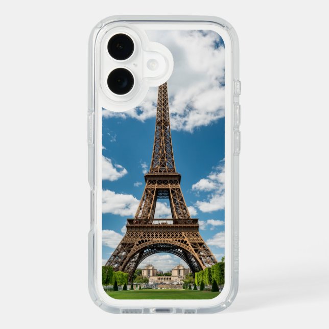 Eiffel Tower View from Champ de Mars Public Park Speck iPhone Case (Front)