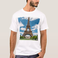 Eiffel Tower View from Champ de Mars Public Park