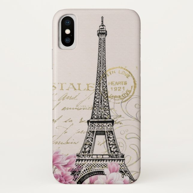 Eiffel Tower Vintage Case-Mate iPhone Case (Back)