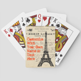 Eiffel Tower Vintage French Playing Cards