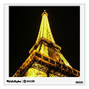 Eiffel Tower Wall Sticker by Argos_Photography at Zazzle