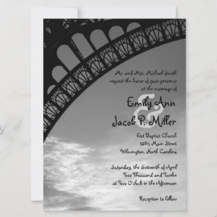 Eiffel Tower Wedding Invitations