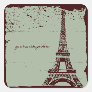 Eiffel Tower Wedding Stickers