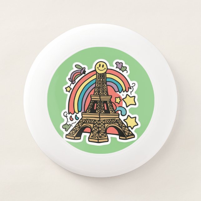 Eiffel Tower Wham-O Frisbee (Front)