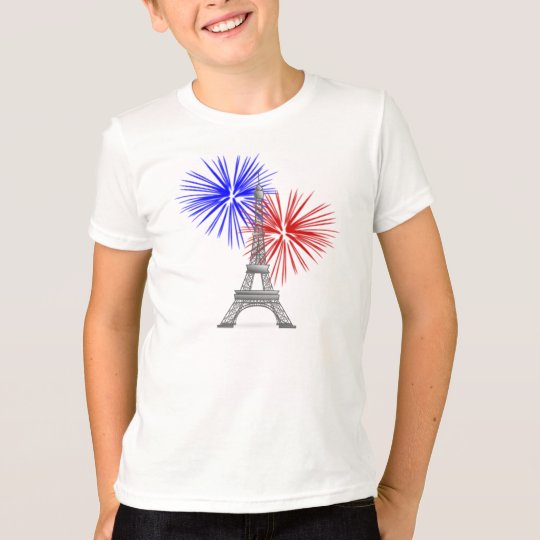 Eiffel Tower with Fireworks T-Shirt