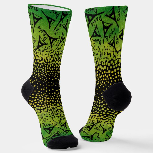 Eiffel Tower with Grain Socks (Angled)