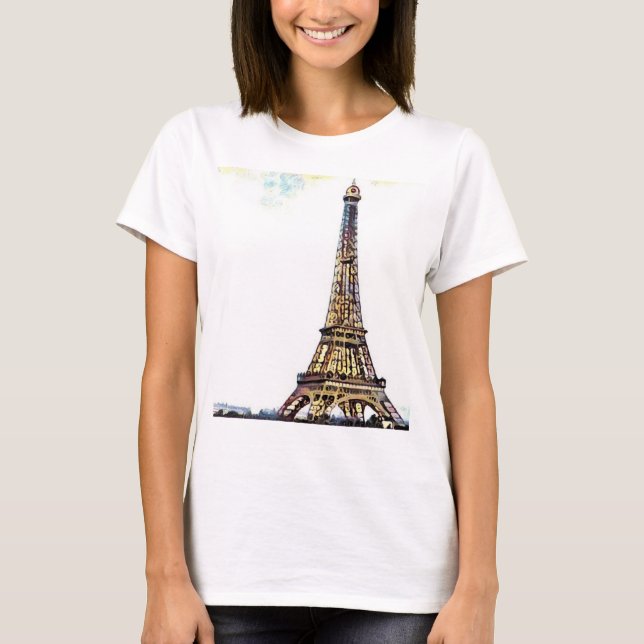 Eiffel Tower Women's T-Shirt (Front)
