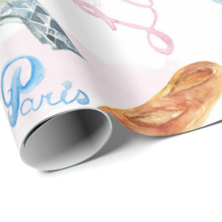 Eiffel Tower Wrapping Paper