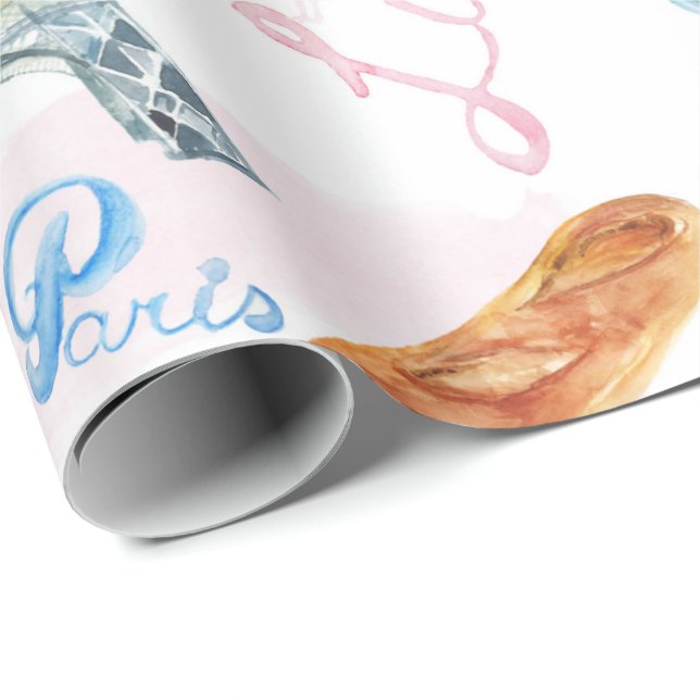 Eiffel Tower  Wrapping Paper (Roll Corner)