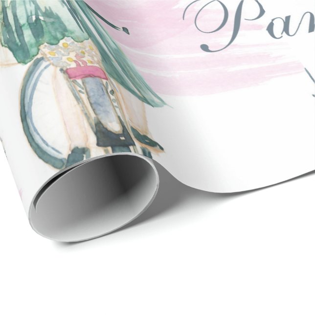 Eiffel Tower  Wrapping Paper (Roll Corner)