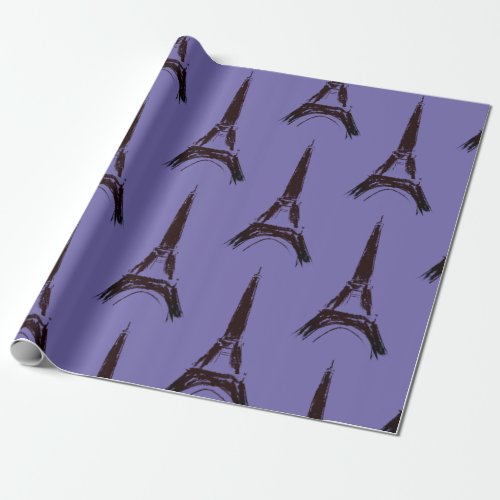 Eiffel Tower Wrapping Paper