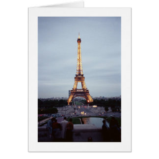 Eiffle Tower at Dusk Cards