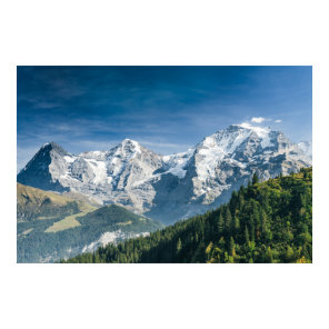 Eiger, Mönch and Jungfrau, Switzerland Swiss Alps Poster