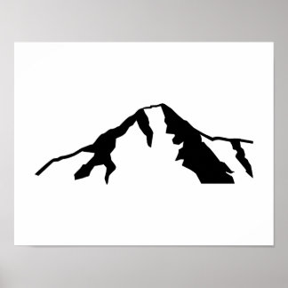 Eiger mountain poster