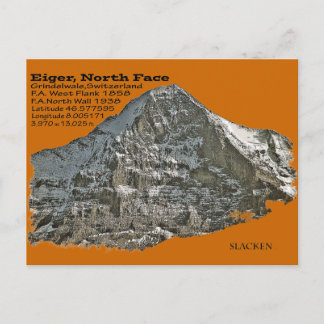 Eiger, North face Postcard
