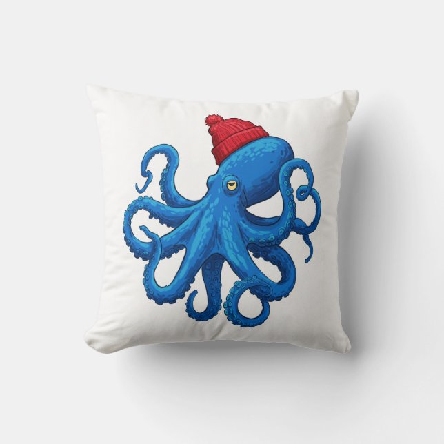 Eight Arms of Awesome: Everyday Originality Throw Pillow (Front)