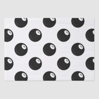 Eight Ball Billiard Theme Tissue Paper