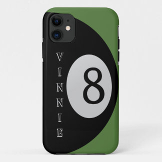 Eight Ball Billiards Personal  iPhone 11 Case
